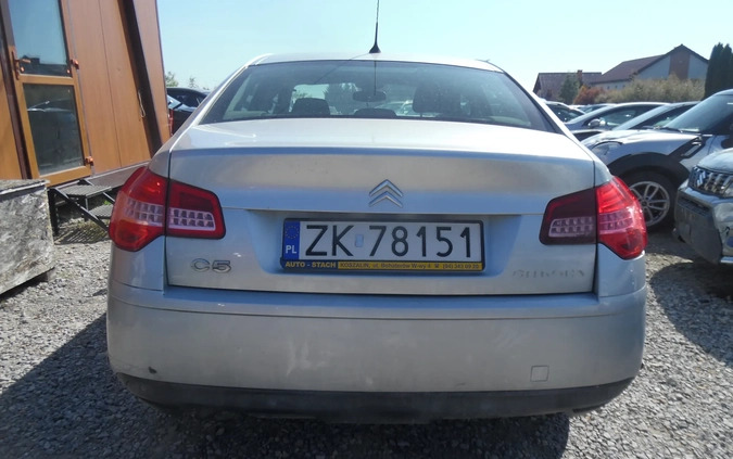 Citroen C5 cena 7900 przebieg: 237000, rok produkcji 2008 z Wyrzysk małe 254